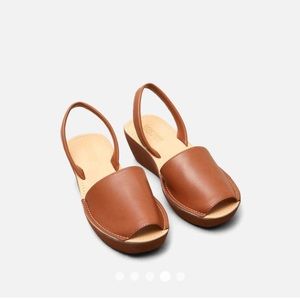 Kenneth Cole Fine Glass Slingback Platform Sandal